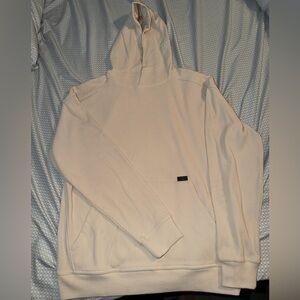 NWOT TLF Waffle Hoodie - Cream - Men’s M, oversized